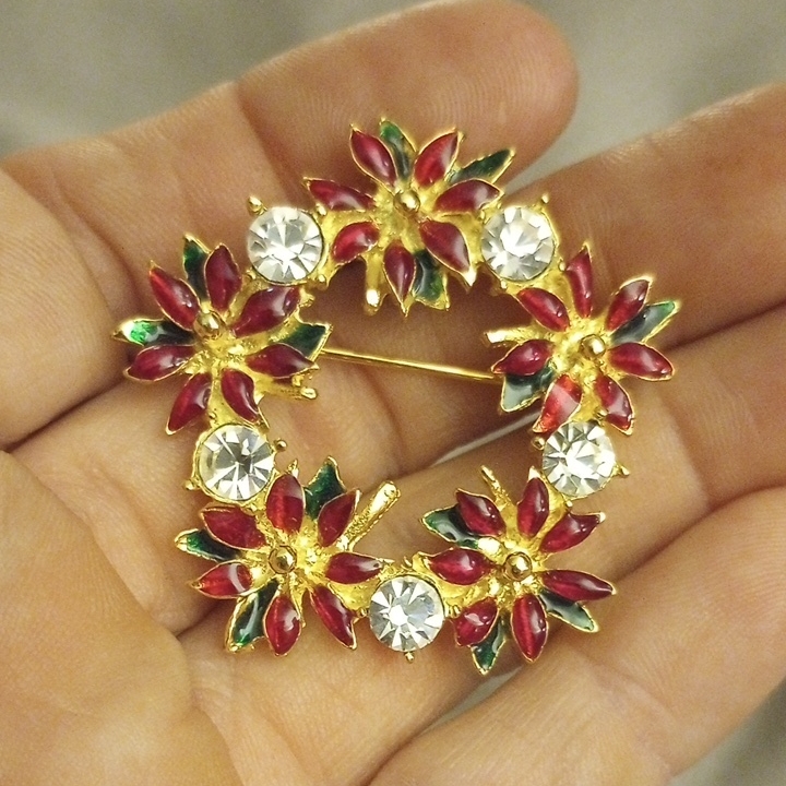 Van Dell Vintage Signed BroochPendant Euc 59$